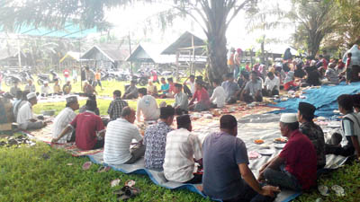 Doa Padang Masyarakat Pulau Komang Sentajo Berlangsung Meriah